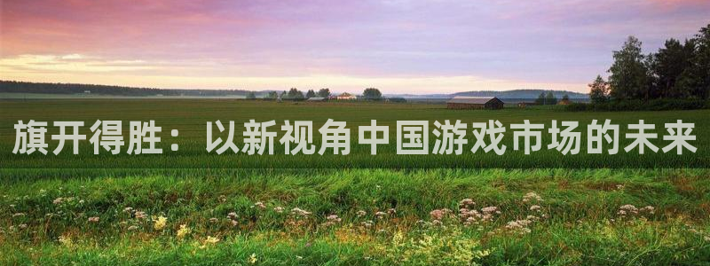 益达娱乐2登录地址：旗开得胜：以新视角中国游戏市场的未来