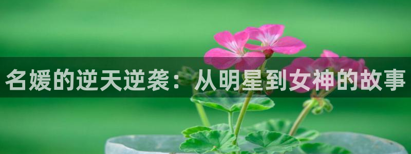 益达娱乐kgame：名媛的逆天逆袭：从明星到女神的故事