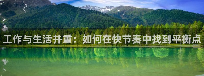 益达娱乐是啥：工作与生活并重：如何在快节奏中找到平衡点